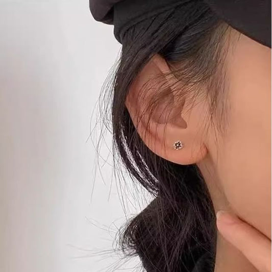 Rhinestone Stud Flower Earring FashionChic