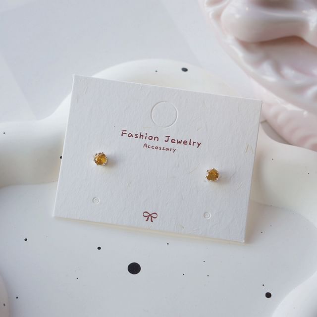 Rhinestone Stud Earring FashionChic
