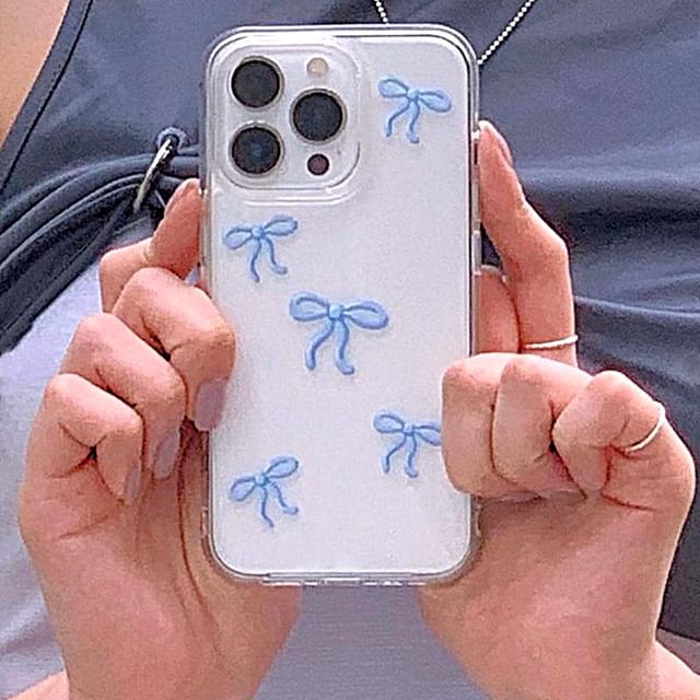 iPhone Print Bow Case FashionChic