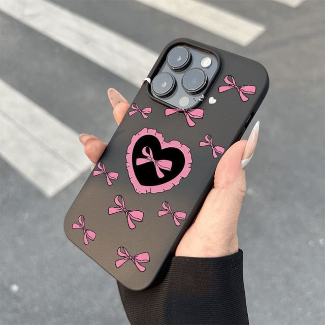 Case iPhone Print Bow FashionChic