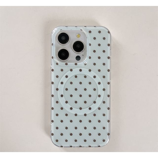 Phone (Compatible Polka Case Dot with MagSafe) Magnetic FashionChic