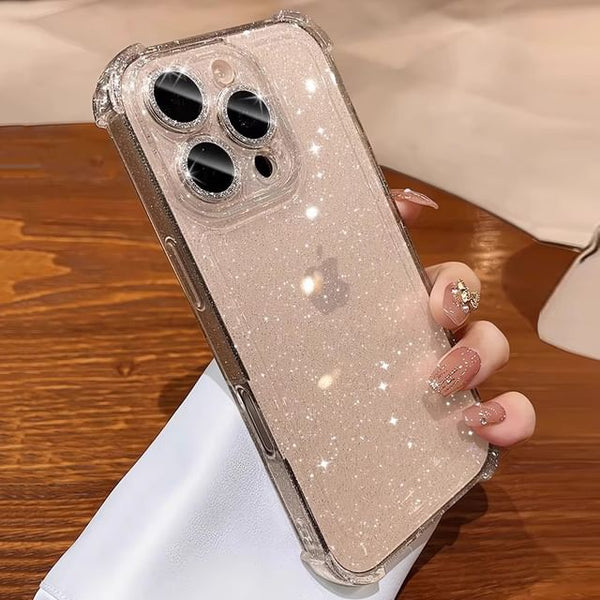 Case Glitter Transparent iPhone FashionChic