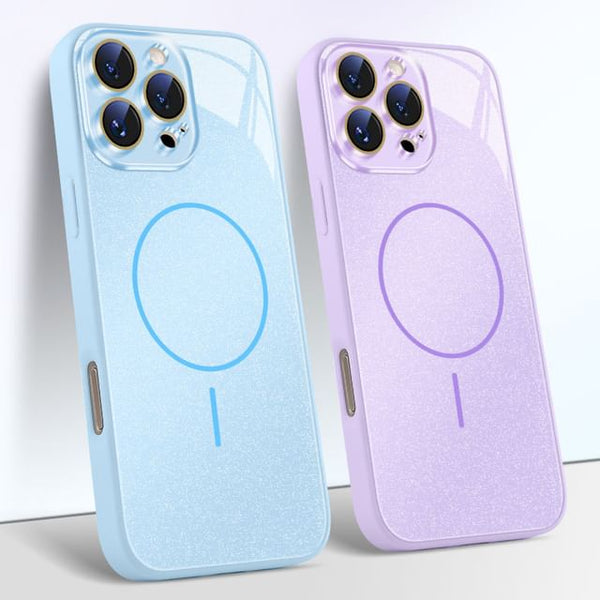 Case (Compatible with Magnetic MagSafe) iPhone Glitter FashionChic