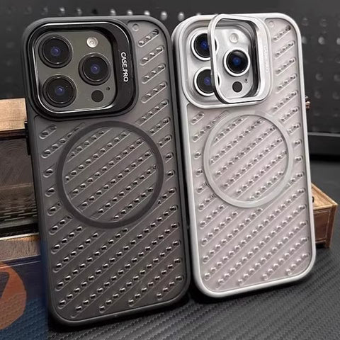 Magnetic Case (Compatible iPhone MagSafe) with Perforated FashionChic