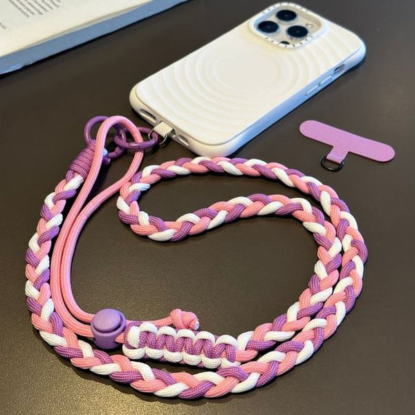 Phone Lanyard Braided with Strap Pad FashionChic