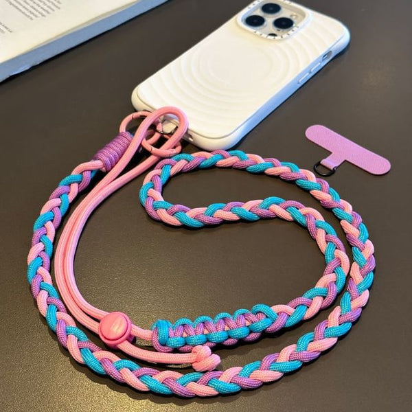 Phone Lanyard Braided with Strap Pad FashionChic