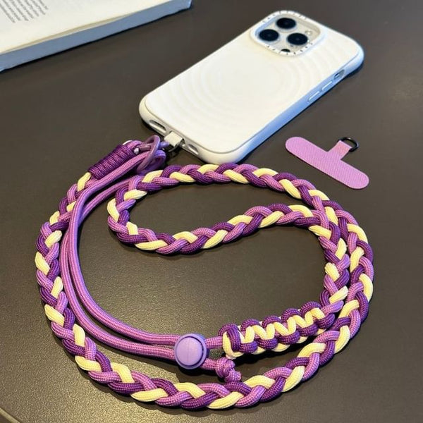Phone Lanyard Braided with Strap Pad FashionChic