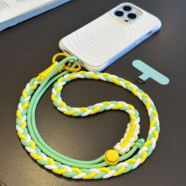 Phone Lanyard Braided with Strap Pad FashionChic