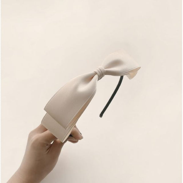 Headband Bow Plain FashionChic