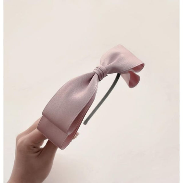 Headband Bow Plain FashionChic