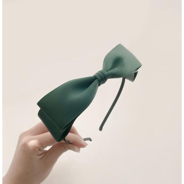 Headband Bow Plain FashionChic