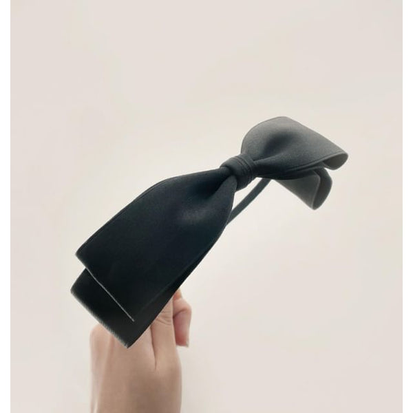 Headband Bow Plain FashionChic