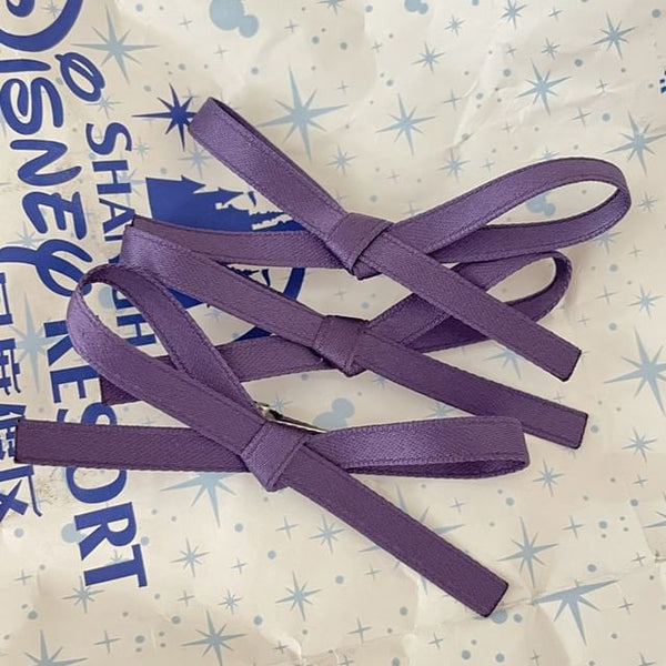 of Set Plain Hair Clip Bow 3: FashionChic