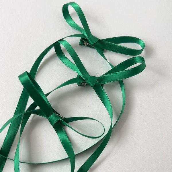 Set Hair Bow 3: Clip Plain of FashionChic