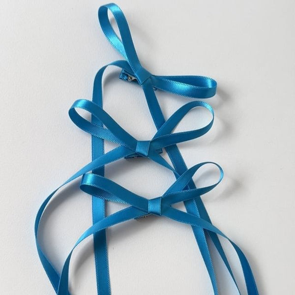 Set Hair Bow 3: Clip Plain of FashionChic