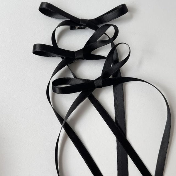 Set Hair Bow 3: Clip Plain of FashionChic