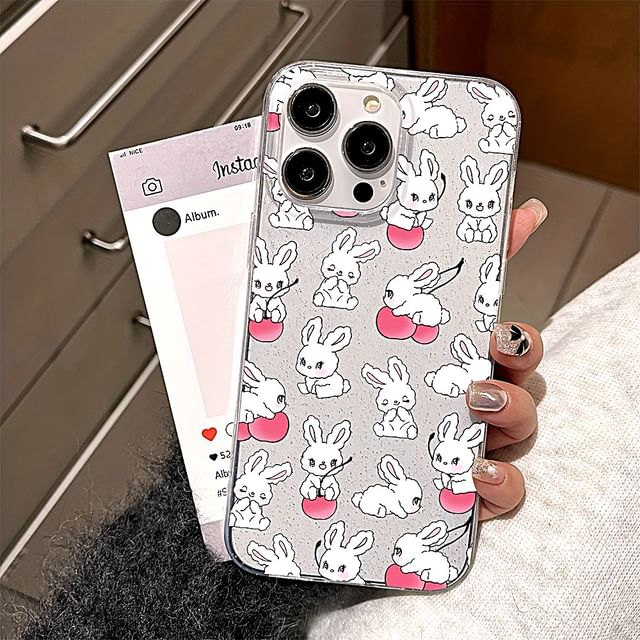 Case Rabbit Print Phone FashionChic