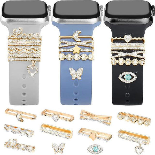 Apple for Charm Watch Band Designs) Rhinestone (Various FashionChic