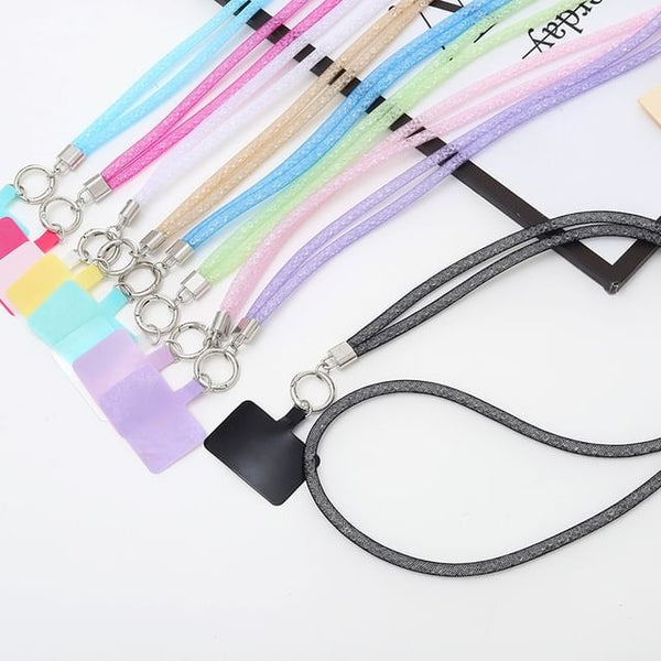 Phone Lanyard Pad with Glitter FashionChic