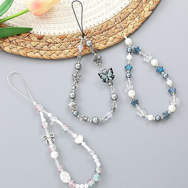 Bow Strap Butterfly Phone / Star Bead FashionChic