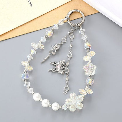 (Various Crystal Strap Designs) Star Faux Butterfly Phone FashionChic