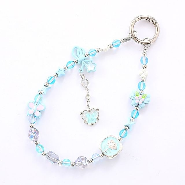 Strap Clover Faux Phone Crystal Bow FashionChic