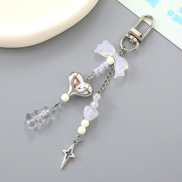 Charm Bear Bow Heart Phone FashionChic