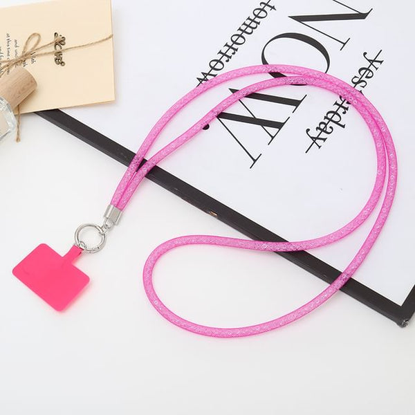 Phone Lanyard Pad with Glitter FashionChic