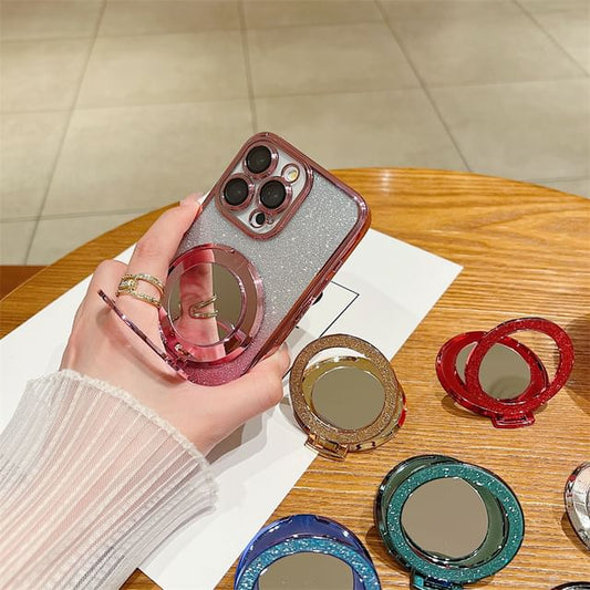 Phone Magnetic with Glitter Stand Mirror FashionChic