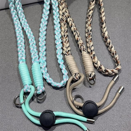 and with Strap Pad Braided Lanyard Phone FashionChic