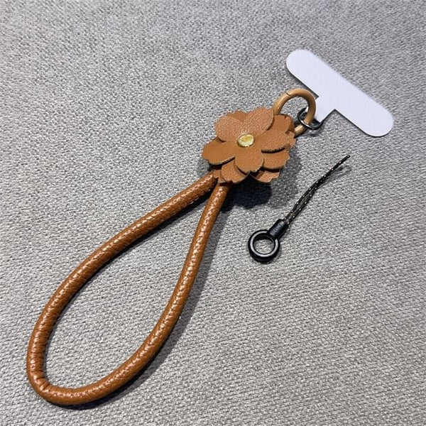Phone with and Pad Lanyard Strap Floral Leather Faux FashionChic