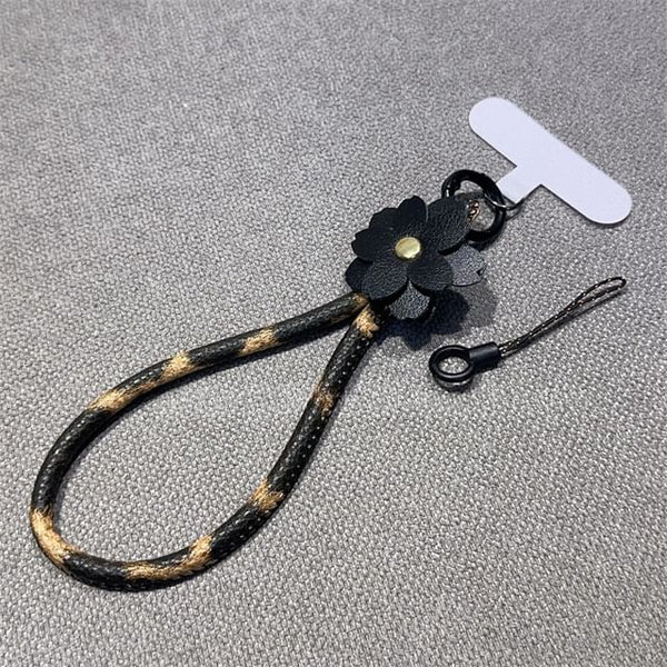 Phone with and Pad Lanyard Strap Floral Leather Faux FashionChic
