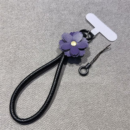 Phone with and Pad Lanyard Strap Floral Leather Faux FashionChic
