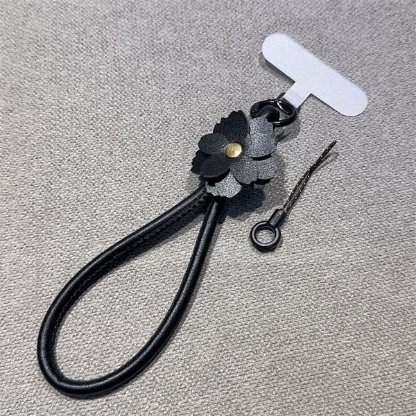 Phone with and Pad Lanyard Strap Floral Leather Faux FashionChic