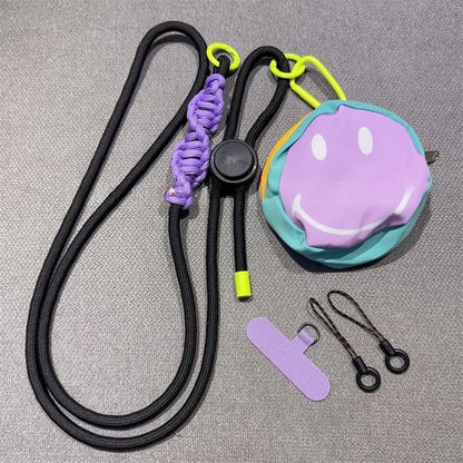 Adjustable Braided Phone Pad with Lanyard FashionChic