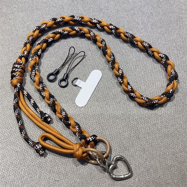 Phone Braided Lanyard with Strap Pad FashionChic