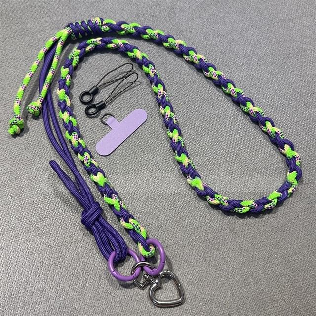 Phone Braided Lanyard with Strap Pad FashionChic