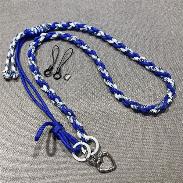Phone Braided Lanyard with Strap Pad FashionChic