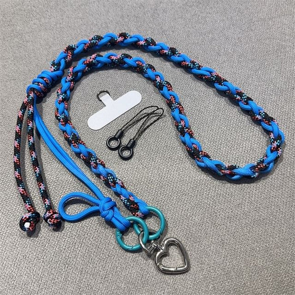 Phone Braided Lanyard with Strap Pad FashionChic