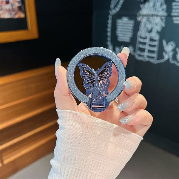 Glitter Magnetic Stand Butterfly Phone FashionChic