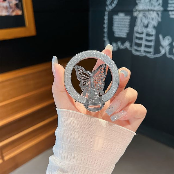 Glitter Magnetic Stand Butterfly Phone FashionChic