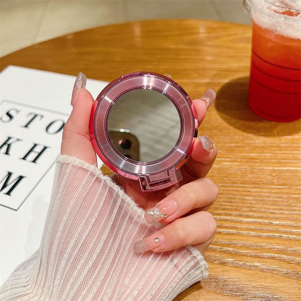 Alloy with Phone Stand Magnetic Mirror FashionChic
