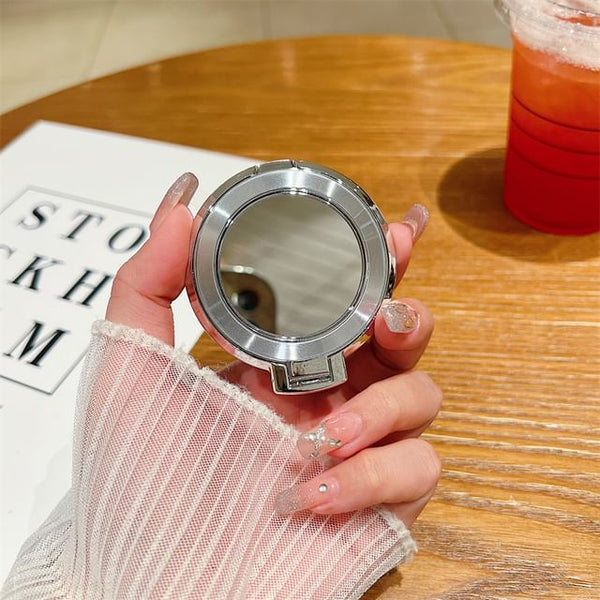 Alloy with Phone Stand Magnetic Mirror FashionChic