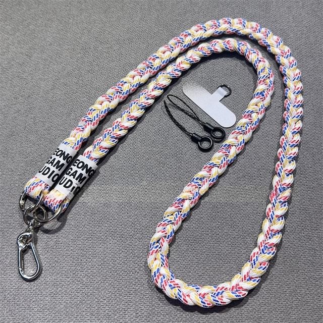 Braided with Phone and Pad Strap Lanyard FashionChic