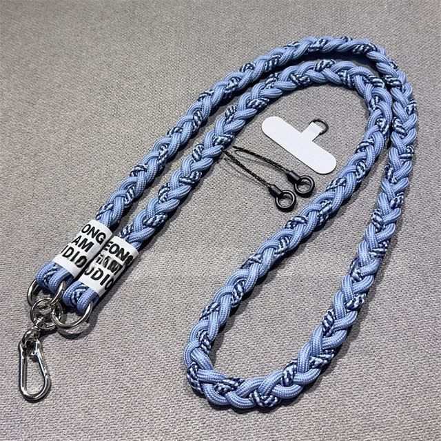 Braided with Phone and Pad Strap Lanyard FashionChic