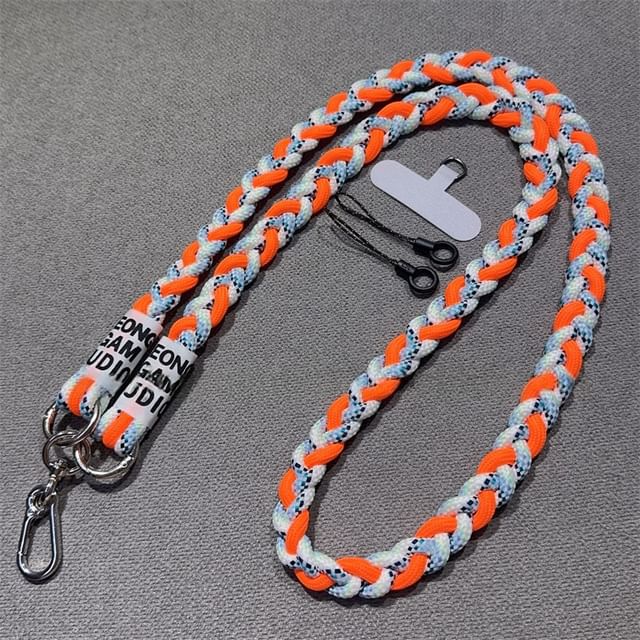 Braided with Phone and Pad Strap Lanyard FashionChic