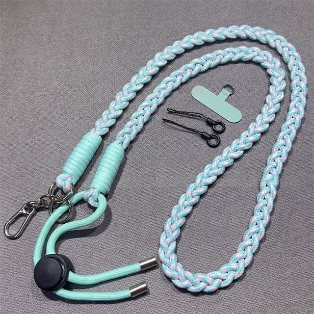 and with Strap Pad Braided Lanyard Phone FashionChic