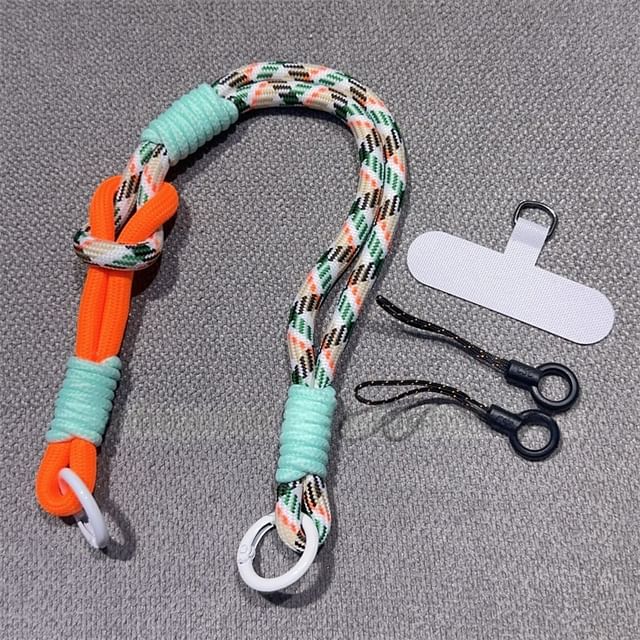 with and Phone Pad Strap Lanyard Two-Tone FashionChic