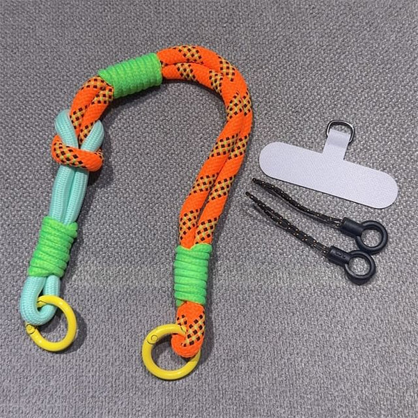 with and Phone Pad Strap Lanyard Two-Tone FashionChic