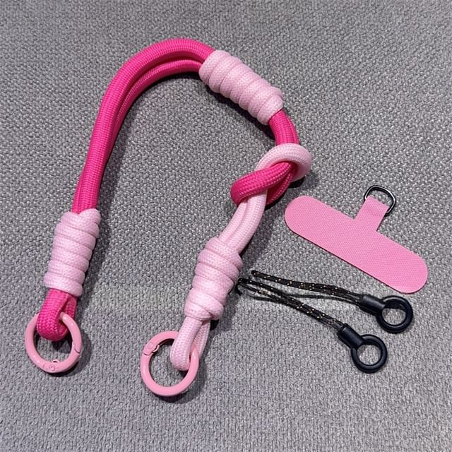 with and Phone Pad Strap Lanyard Two-Tone FashionChic
